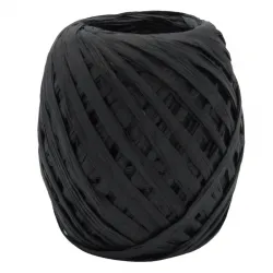 Raffia Ribbon; Black